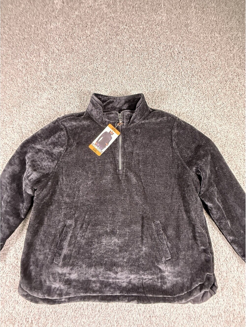 NWT 32 Degrees Women’s Full Zip Fleece Jacket Size XXL Black